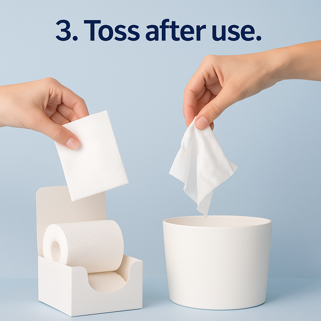 Step 3: Dispose & Glow
